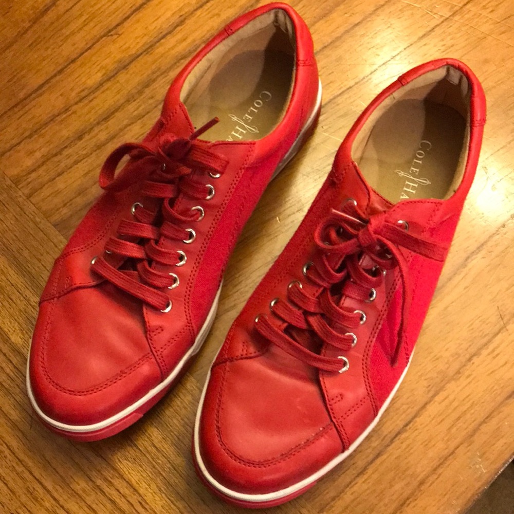 Cole Haan Red Oxfords
